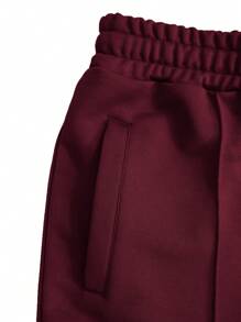 Manfinity Homme Men's Drawstring Waist Straight Leg Casual Sweatpants With Pockets
