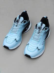 Men's Sports Shoes, Breathable Shock-Absorbing Elastic Wear-Resistant Casual Shoes