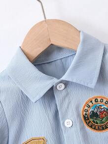 時尚藝術設計嬰兒男童衣服，潮流圖案