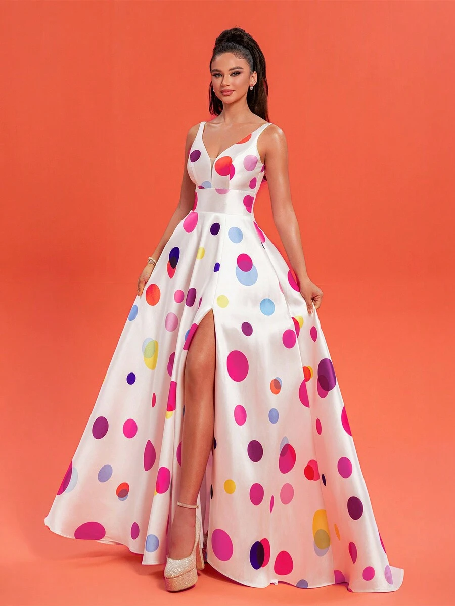 New Elegant Simple Style Evening Dress Woman Formal Ball Gown For Cocktail Party