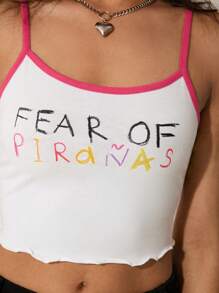 GAWX Top tipo camiseta de tiras ajustado para mujer, de corte corto, ideal para verano, vacaciones, playa, salir, festivales, estilo Ibiza, y vestimenta de estilo occidental