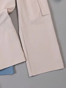 2pcs Tween Boy Casual Multi-Colored Sports & Outdoor Pants Set - Multicolor - View 3