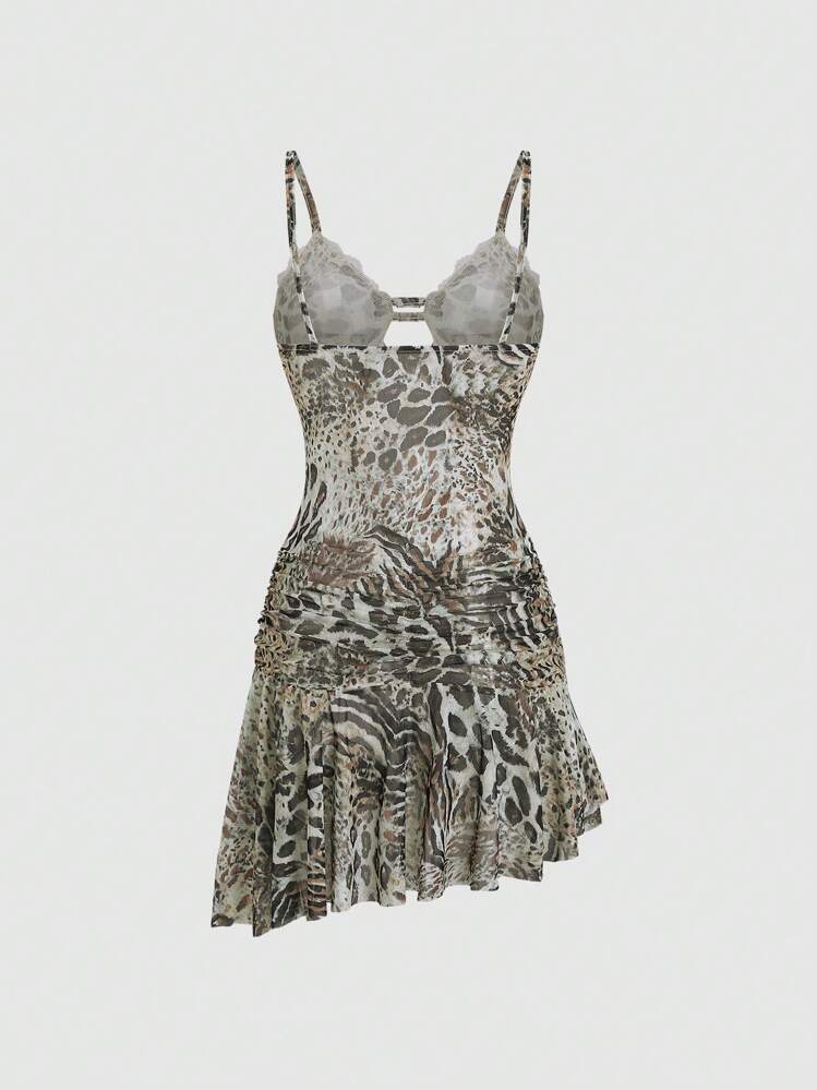 chinese dress ladies Women Lace Cami Mini Dress Y2k Floral Print Spaghetti Straps Loose Mini  Dress V Neck Sleeveless Short Streetwear at Amazon Women's Clothing store