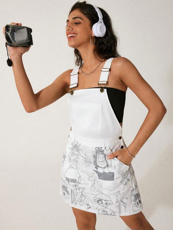 GAWX Vestido corto estilo peto sin mangas para mujer, vestido de verano, para vacaciones, fiestas, Año Nuevo, cumpleaños, playa, festivales