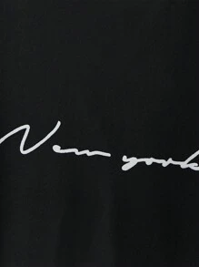 Manfinity Homme Men's Summer Letter Graphic Gradient Color Short Sleeve Casual T-Shirt And Drawstring Waist Shorts Set, Urban, Boyfriend Gift