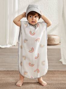 Cozy Pixies Rainbow Printed U-Shaped Baby Sleeping Bag (1pc) - Multicolor - View 3