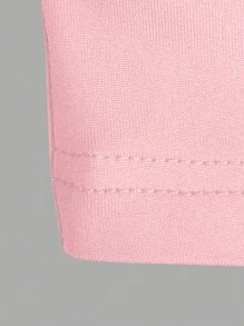 INAWLY Ladies' Star Printed Sleeveless Bandeau Top Pink Tube Top For Summer - Baby Pink - View 5
