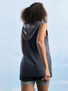 In My Nature Women's Outdoor Sports City Commute T-Shirt, Running Hooded T-Shirt, Quick-Drying, Moisture-Wicking