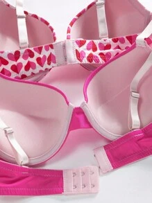 女性6入組舒適無痕帶鋼圈胸罩 - 彩色 - 查看 4