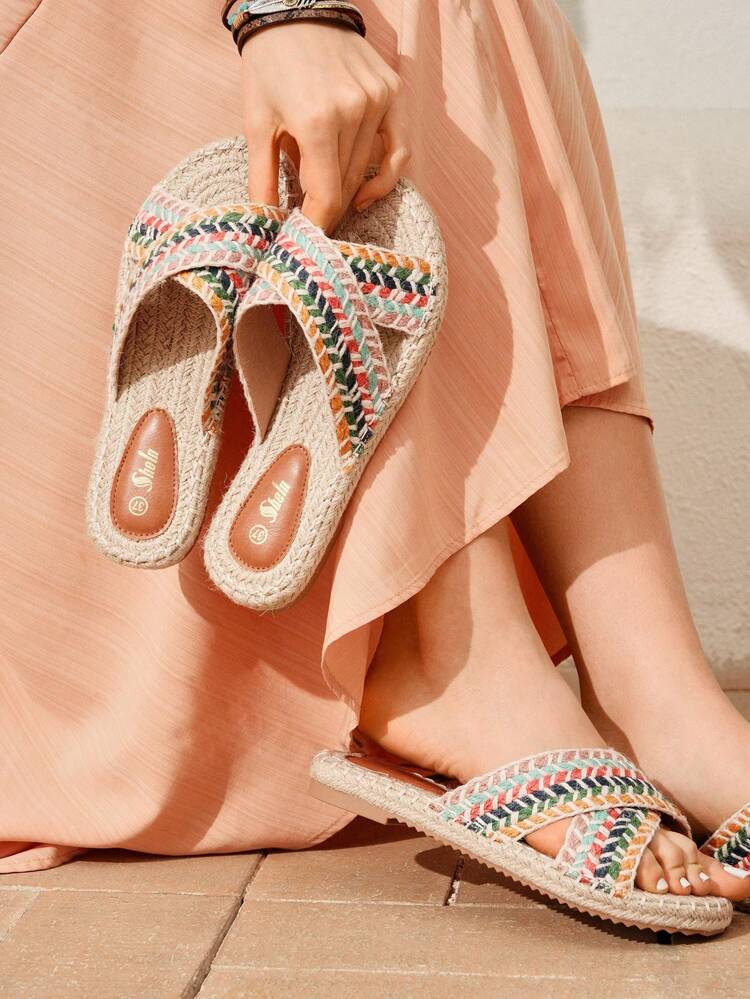 Women'S Fashionable Flat Sandals, Versatile Style