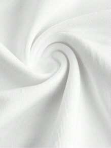 INAWLY Plus Size Women's Animal Print Bandeau Top Tube Top - White - View 4