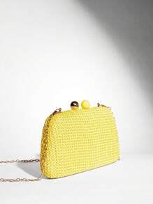 SHEIN BAE Pochetă simplă de culoare solidă pentru femei, potrivită pentru meciul zilnic