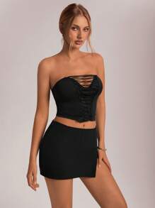 Aloruh Women's Ruched Bust Off-Shoulder Top, Elegant For Vacation, Commute And Party - White - View 5