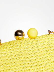 SHEIN BAE Pochetă simplă de culoare solidă pentru femei, potrivită pentru meciul zilnic