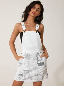 GAWX 艺术家无袖连衣裤风格女式短裙、夏装、节日、派对、度假、除夕、生日、海滩、节日