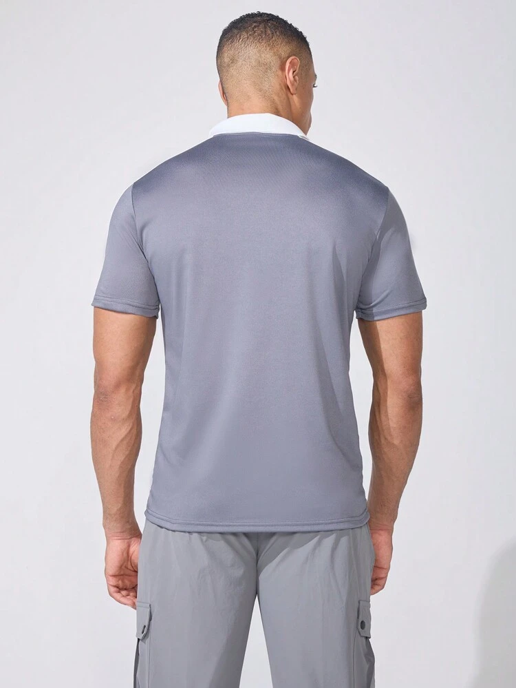 Boyfriend Style Men's Simple Color Block Daily Sports Polo T-Shirt Golf Shirt