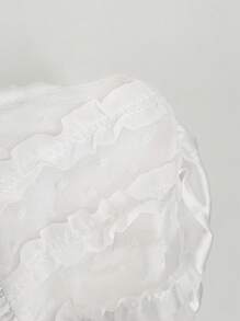 SHEIN ICON Women's Summer Solid Color Lace Trimmed Bodycon Dress With Hollow Out Waist Decoration