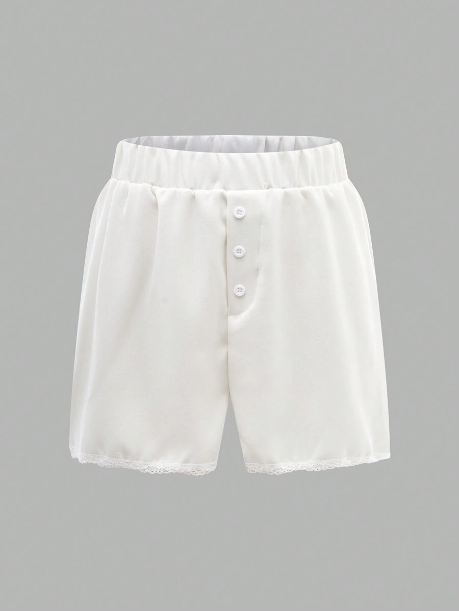 Lunelith SHEIN Lunessa Casual Lace Sexy Women's Shorts