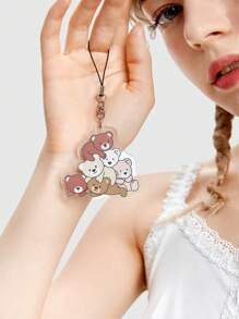 ROMWE Kawaii Dây điện thoại nhiều họa tiết gấu - Nhiều màu - Xem 1