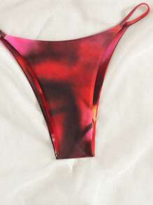 Swim Mod Women's Summer Beach Tie-Dye Sexy Bikini Set, Random Print - Multicolor - View 5