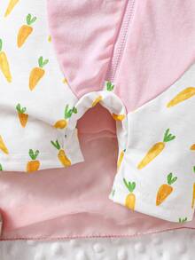 SHEIN Baby Girl Cute Bunny Style Outfit - Pink - View 6