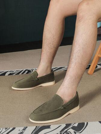 Nuevos mocasines casuales de hombre para otoño/invierno 2024, estilo formal de negocios tipo Oxford, suave y transpirable, suela hecha a mano, tallas grandes 43-46