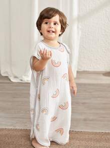 Cozy Pixies Rainbow Printed U-Shaped Baby Sleeping Bag (1pc) - Multicolor - View 1