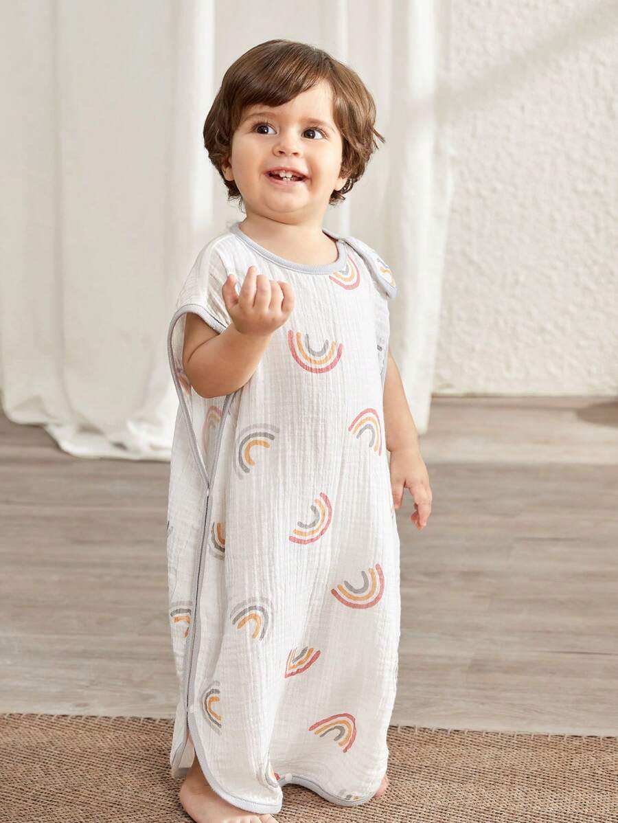 Cozy Pixies Rainbow Printed U-Shaped Baby Sleeping Bag (1pc) - Multicolor - View 1