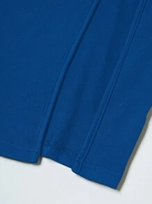 Chiquease Đầm Maxi hở lưng gợi cảm không tay màu đen cho nữ - Xanh đậm - Xem 6