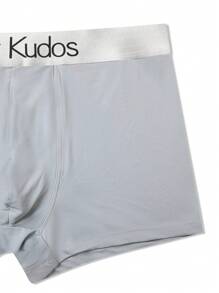 6 chiếc quần đùi boxer cắt vuông bằng lụa băng dành cho nam, mỏng và thoáng khí, không để lại dấu vết, mùa hè - Nhiều màu - Xem 3