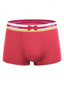 Men's Letter Elastic Band Boxer Shorts (4pcs/Set) - Multicolor - View 5