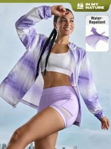 In My Nature Women's Ombre Casual Long Sleeve Outdoor Sun Protection Shirt - Mauve Purple - View 1