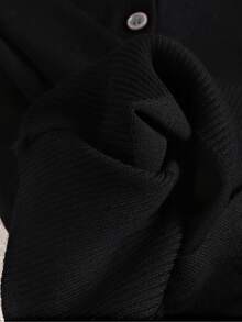 GIGOGOU Spring Autumn Women Knit Cardigan,Long Sleeve Tops - Black - View 10