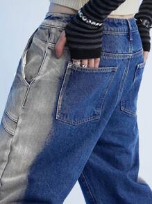 Manfinity Denimwave Y2K Vintage Street Style losse flare-jeans voor heren
