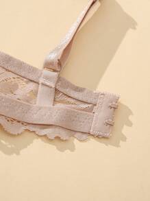 Snug Zone 5 件浪漫可爱蕾丝聚拢文胸套装，调整型，日常穿着内衣 - 彩色 - 查看 8