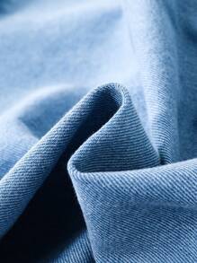 Cozy Pixies 寶寶女孩夏季Boho風格的花卉刺繡可愛波浪邊肩帶調節丹寧連身裙，不含上衣，夏季連衣裙套裝