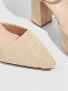 CUCCOO BIZCHIC Abrikoos hoge hak singles schoenen voor vrouwen, klassieke stijl elegante basics zakelijk casual zakelijk chic kerst herfst nieuwjaar vakantie