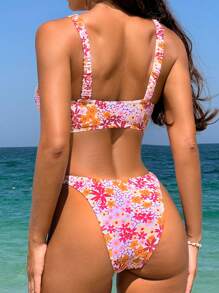 Women's Bikini Set, Random Print, Already Purchased Copyright Summer Beach - Multicolor - View 2