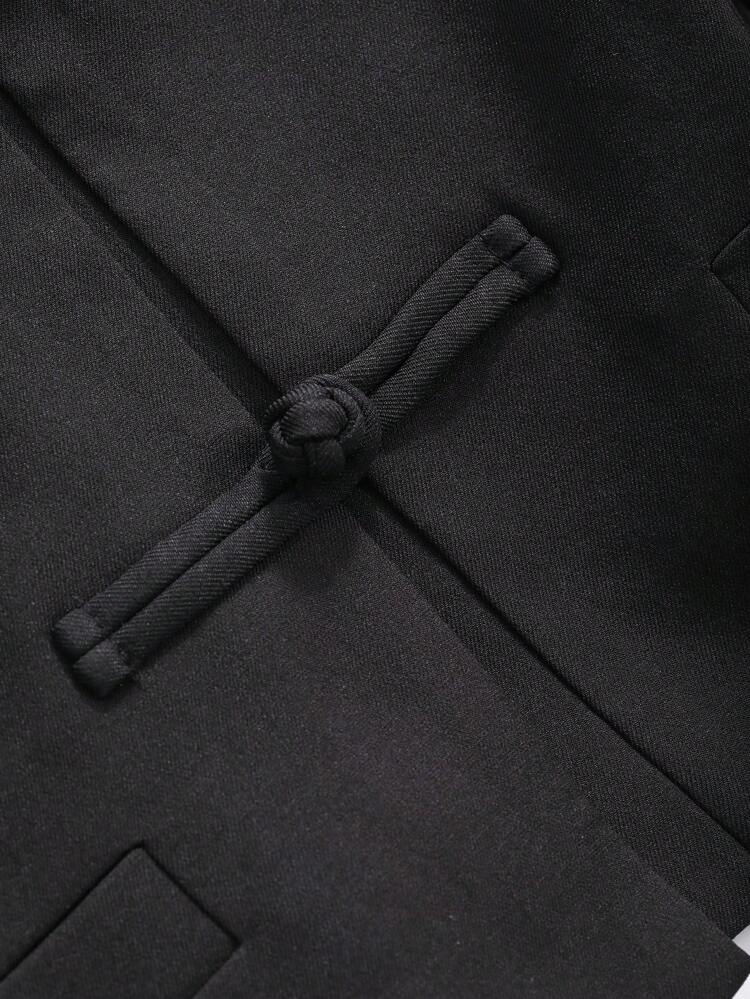 Ladies' Plain Color Suit Jacket & Skirt Two-Piece Set