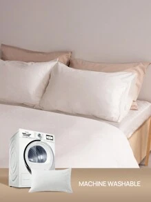 2 Stück 100% Baumwolle Kissenbezüge, weicher Kissenbezug mit Umschlagverschluss für Schlafzimmer, Bettwäsche Zubehör