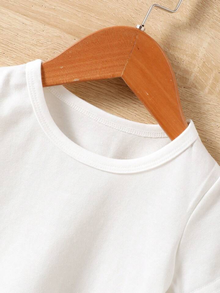 4pcs Baby Boys' Casual Street Skating Game Machine Print Short Sleeve Top, Shorts, Backpack And Hat Summer Outfit