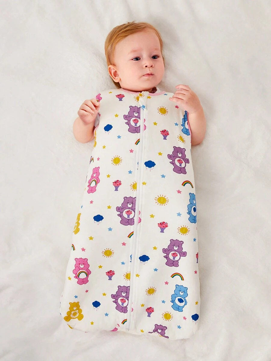 SHEIN X Care Bears 嬰兒厚冬天睡袋, - 彩色 - 查看 1