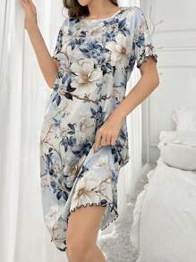 花卉印花长款睡衣裙，完美夏日，Moo Moo