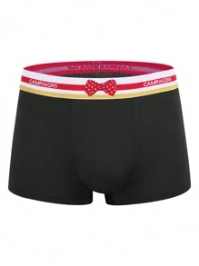 Men's Letter Elastic Band Boxer Shorts (4pcs/Set) - Multicolor - View 3