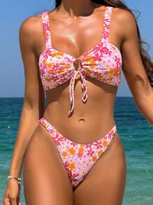 Women's Bikini Set, Random Print, Already Purchased Copyright Summer Beach - Multicolor - View 3