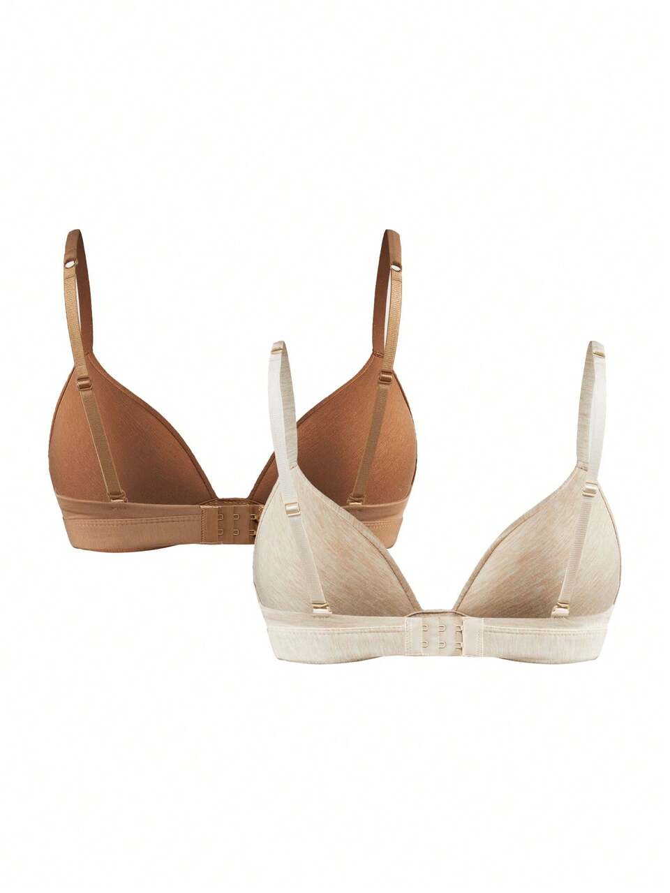 Women's Sexy Triangle Cup Wireless Bra (2pcs/Pack)