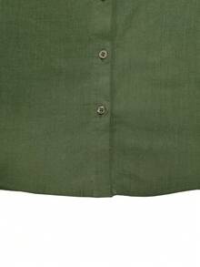 Set di camicia a maniche lunghe e shorts semplice e minimalista per donna, adatto per uso quotidiano