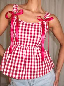 WOWENY Damen Tank Top Mit Knopfleiste Ärmellos Som Produktbild-Vorschau 6