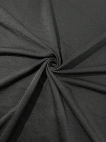 Ladies Summer Elegant Three-Dimensional Hem Cami Dress - Black - View 4