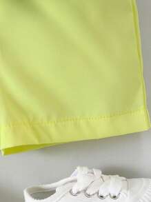 Summer Casual Cute Style Shorts For Baby Boys - Blue - View 3